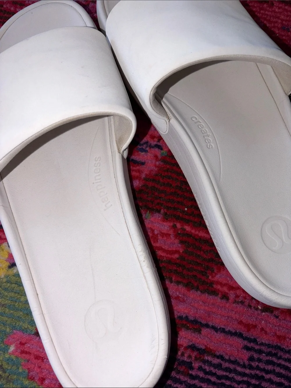 lululemon athletica Men's Slide Sandals - Wide Strap 13 White